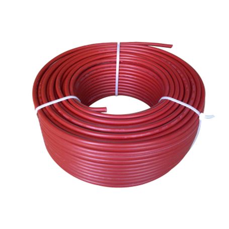 bobina de 100 metros  cable fotovoltaico  rojo  recubrimiento xlpe  4mm²  12 awg  hasta 1800 vcc