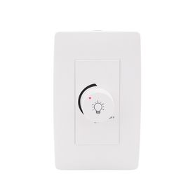 placa con dimmer rotativo para lámpara incandescentes  300 w 127 v ca  color blanco230963