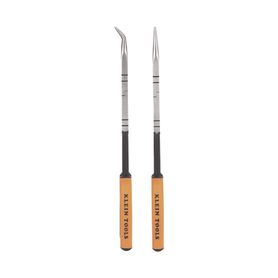 juego de 2 pinzas de punta doblada y punta de aguja de gran alcance 33 cm234260