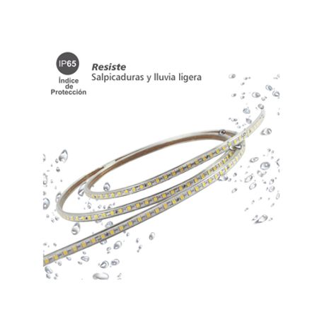 Manguera Led De 1 Linea De 1 Cm/ 50 M/ T.c.c. 2700 K.