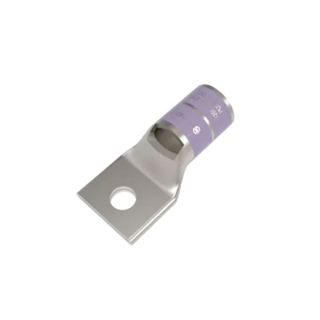 zapata terminal de compresión de canon corto para tornillo de 12 y calibre 40 awg