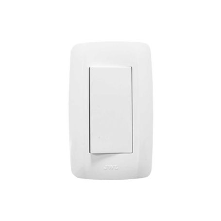 Placa Con Interruptor Sencillo / 127 V 10 A /3 Módulos.