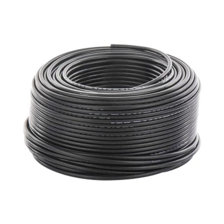 bobina de 100 metros  cable fotovoltaico  negro  recubrimiento xlpe  4mm²  12 awg  hasta 1800 vcc235166