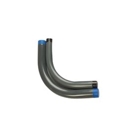 codo conduit rigido de aluminio de 2 508 mm con recubrimiento de pvc