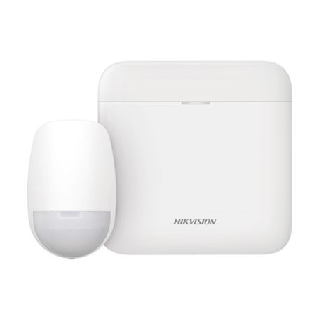 ax pro kit de alarma ax pro  incluye 1 hub con bateria de respaldo  1 sensor pir  wifi  compatible con hikconnect p2p