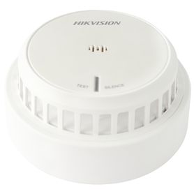 hikfire detector de humo óptico hikvision  tecnologia avanzada de detección de incendios  alarma temprana y fiabilidad certific