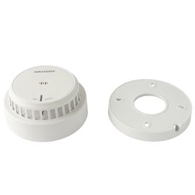 hikfire detector de humo óptico hikvision  tecnologia avanzada de detección de incendios  alarma temprana y fiabilidad certific