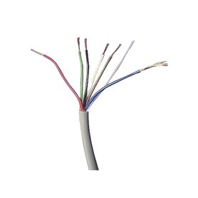 bobina de cable 305 metros 6 x 22 awg color blanco cmr para sistemas de seguridad y alarmas