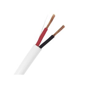 bobina de cable 305 metros 2 x 16 awg color blanco cmr para sistemas de seguridad y alarmas