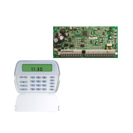 Dsc Pc1832clc14spa  Kit Que Contiene Panel De Alarma Powerseries  Pc1832  Y Teclado De Iconos Powerseries  Pk5501 Losprincipales