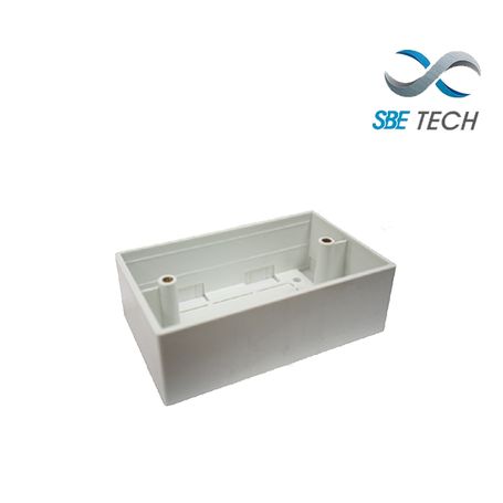 Sbetech Sbecuniv2 Caja Universal De Pvc 2x4 Reforzada/ Rango De Temperatura De Trabajo 20ºc Hasta 65ºc/ Facil Instalación/ Fácil