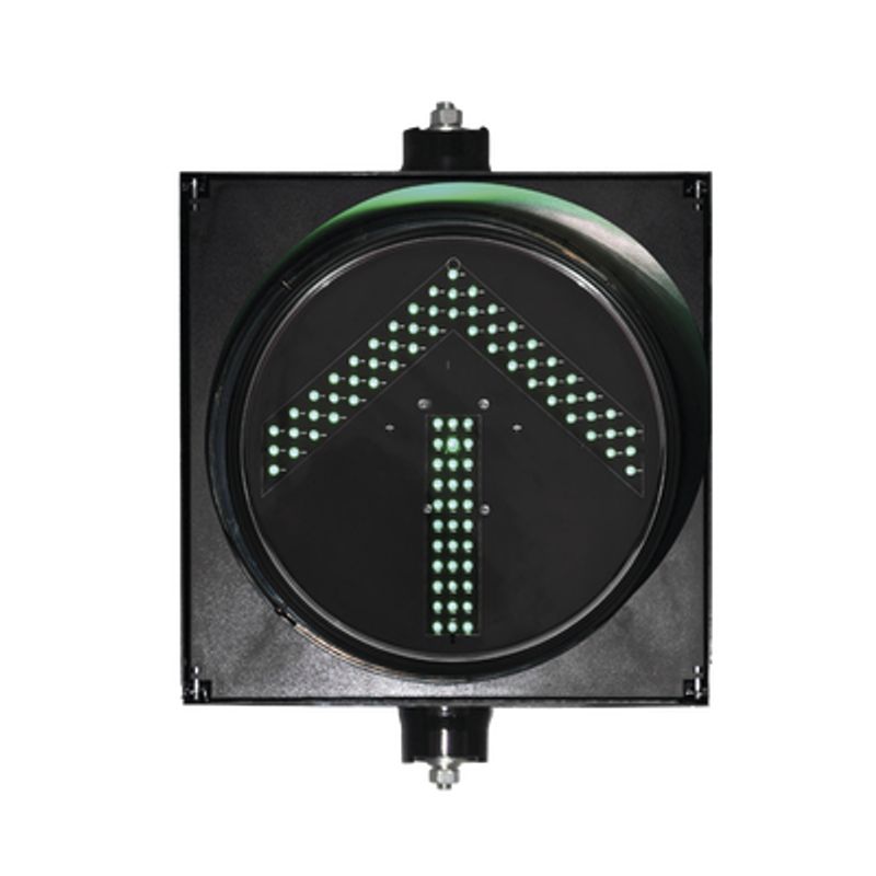 Semáforo / Senalización Flecha Verde / Diametro 30cm / Luz Led .