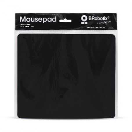 mouse pad ultra delgado negro con bolsa  brobotix 497264