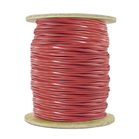 Carrete De Alambre 305 Metros / 4 X 16 Awg / Color Rojo / Tipo Fplr Cl3r (ul) Ft4 / Para Aplicaciones  En Sistemas De Detección 
