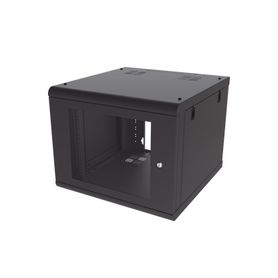 gabinete de pared 9u de 635 mm de profundidad rack de 19 en acero reforzado compacto y resistente para soluciones profesionales