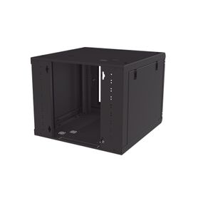 gabinete de pared 9u de 635 mm de profundidad rack de 19 en acero reforzado compacto y resistente para soluciones profesionales