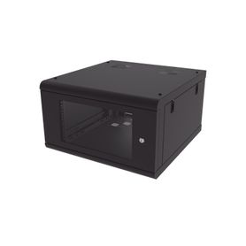 gabinete de pared con puerta de cristal templado 635 mm de profundidad 6u rack de 19 acero reforzado233694