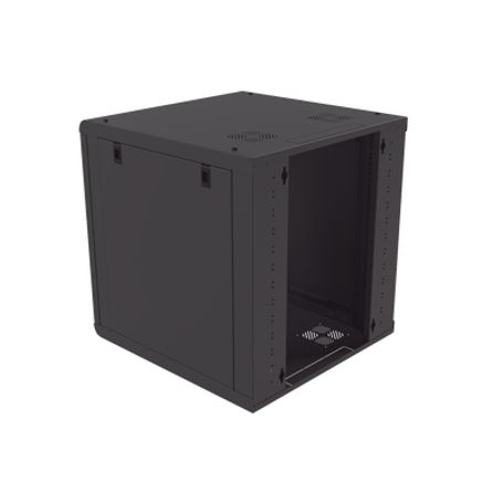 Gabinete De Pared 12u De 635 Mm De Profundidad Rack De 19 En Acero Reforzado Compacto Y Resistente Para Soluciones Profesionales