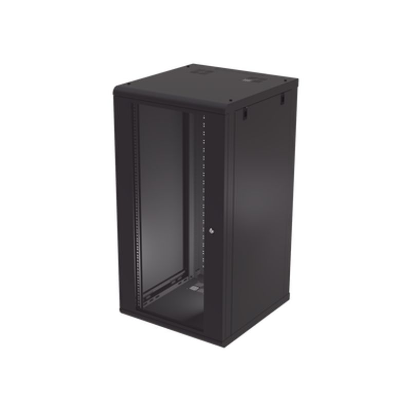 Gabinete De Pared 24u De 635 Mm De Profundidad Rack De 19 En Acero Reforzado Compacto Y Resistente Para Soluciones Profesionales