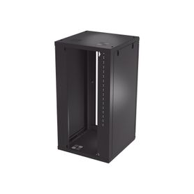 gabinete de pared 24u de 635 mm de profundidad rack de 19 en acero reforzado compacto y resistente para soluciones profesionale