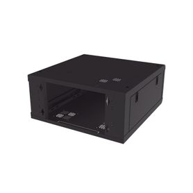 gabinete de pared con puerta de cristal templado 635mm de profundidad 4u rack de 19 acero reforzado233693