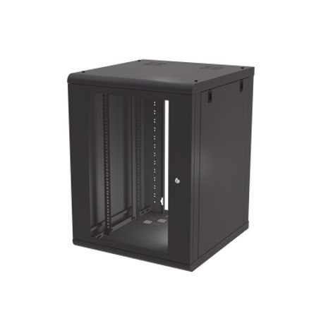 gabinete de pared 12u de 635 mm de profundidad rack de 19 en acero reforzado compacto y resistente para soluciones profesionale