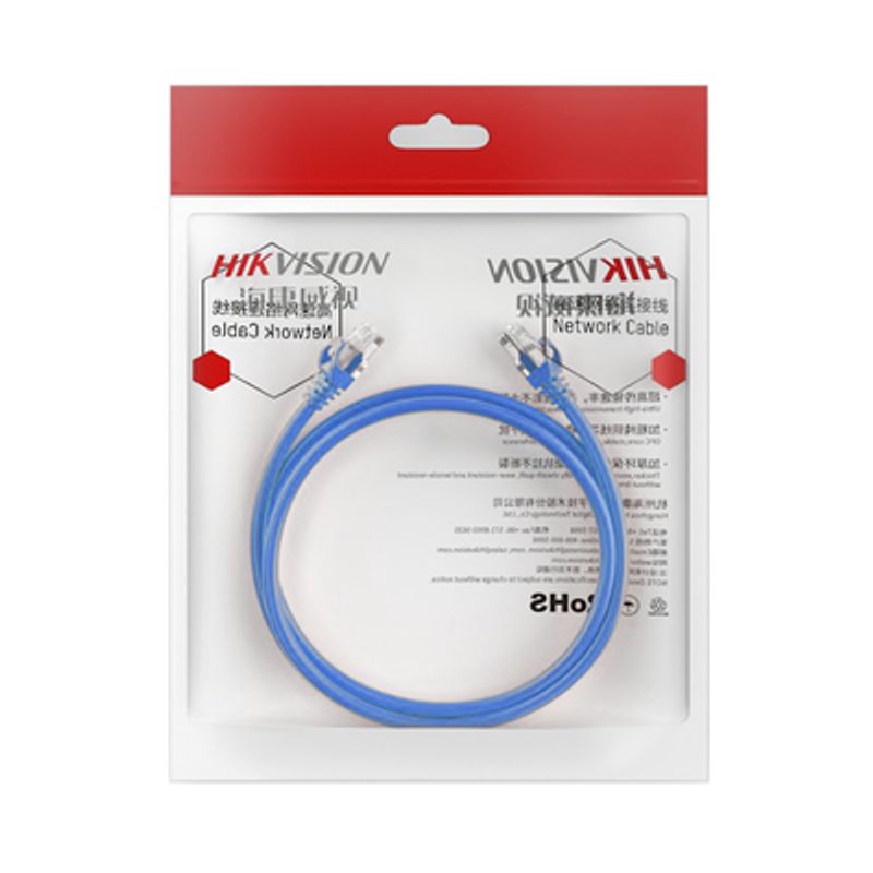 Cable De Parcheo (patch Cord) / Utp / Cat. 6 (24 Awg) / 1 Metro / Color Azul / Ideal Para Poe / Interior