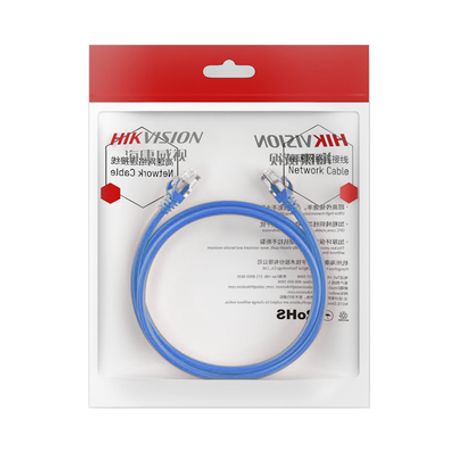 Cable De Parcheo (patch Cord) / Utp / Cat. 6 (24 Awg) / 1 Metro / Color Azul / Ideal Para Poe / Interior