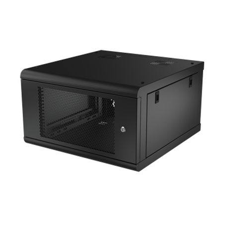 gabinete de pared con puerta perforada 635mm de profundidad 6u rack de 19 acero reforzado