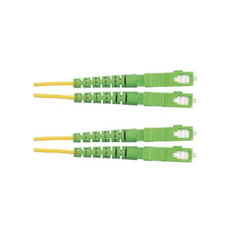 Jumper De Fibra Optica Monomodo 9/125 Os2 Sc/apcsc/apc Duplex Ofnr (riser) Color Amarillo 2 Metros