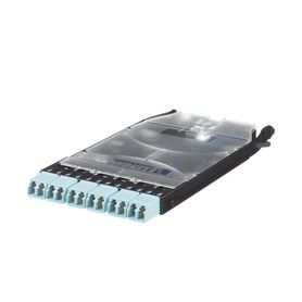 cassette hd flex™ con 6 puertos lc duplex 12 fibras para fibra multimodo om3 color azul204520