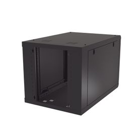 gabinete de pared 12u de 1027 mm de profundidad máxima profundidad y protección en acero reforzado ideal para ups y servidores 