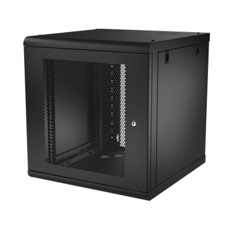 Gabinete De Pared 12u De 635 Mm De Profundidad Rack De 19 En Acero Reforzado Compacto Y Resistente Para Soluciones Profesionales