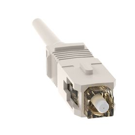 conector de fibra óptica sc simplex opticam multimodo 62125 om1 prepulido color beige163570