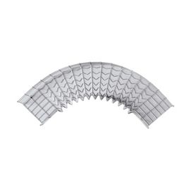 curva prefabricada horizontal de 90° con medidas de 116 mm de peralte y 150 mm ancho 116150 mm