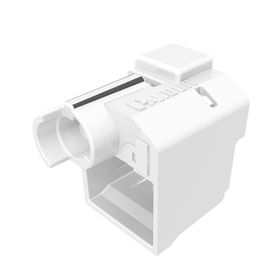 kit de 10 dispositivos para impedir desconexión de plug rj45 color blanco incluye herramienta para instalarretirar 220756