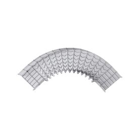 curva prefabricada horizontal de 90° con medidas de 105 mm de peralte y 200 mm ancho 105200 mm