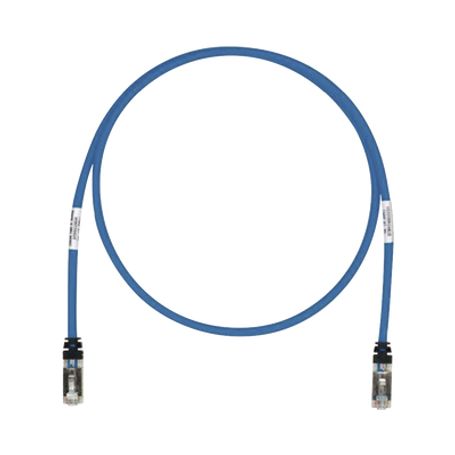 Patch Cord Cat6a Blindado S/ftp Cm/ls0h 30 Ft Color Azul