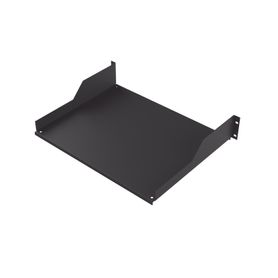 charola para soportar equipos en rack de 19 in profundidad de 34 cm color negro 2u