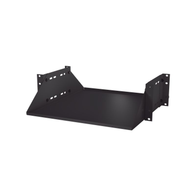 Charola Para Soportar Equipos En Rack De 19 In Doble Fijación Color Negro 3u