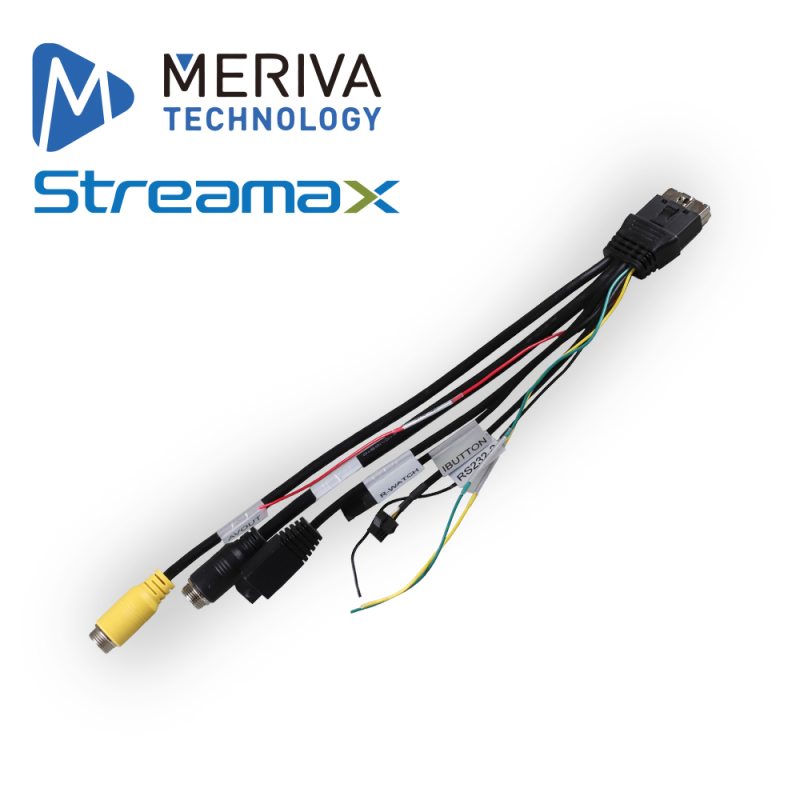 CABLE DE EXPANSION MERIVA STREAMAX MODELO M1N2.0-EXPAN / ENTRADA DE VIDEO IPC2 / R-WATCH / SALIDA DE VIDEO / RS232-2