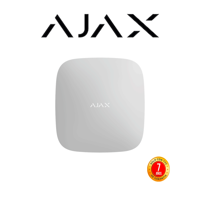 AJAX Hub2(4G) - Panel de  alarma  Ethernet/4G color Blanco / APP “AJAX PRO” IOS y Android / hasta 100 dispositivos