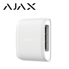 DETECTOR DE MOVIMIENTO TIPO CORTINA PARA EXTERIOR AJAX DUALCURTAINOUTDOOR, IP54, ANTIPET, 15MTS COBERTURA, TECNOLOGIA JEWELLER