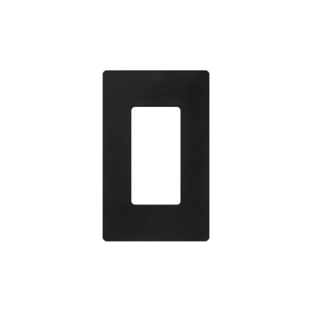 Placa de pared 1 espacio, para atenuador (dimmer), apagador ó control remoto inalámbrico LUTRON