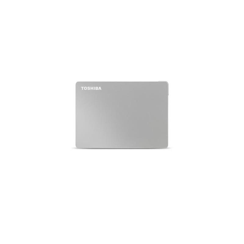 Disco Duro Externo Toshiba Canvio Flex 2TB 2.5" USB Type C USB 3.2 Gen 1 Color Plata para Windows y Mac