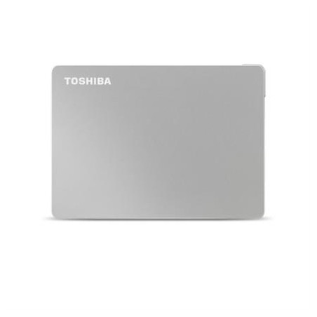 Disco Duro Externo Toshiba Canvio Flex 2TB 2.5" USB Type C USB 3.2 Gen 1 Color Plata para Windows y Mac