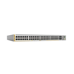 Switch L3 Stackable, 48x 10/100/1000-T PoE+, 4x SFP+, Fuente redundante integradas 740 Watts (TAA compliant version)