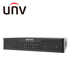 NVR 64 CH UNV NVR308-64X 12 MP / SOPORTA 8 HDD HASTA 10 TB (80 TB TOTAL) / 2 SALIDAS HDMI 4K Y 1 SALIDA VGA INDEPENDIENTES