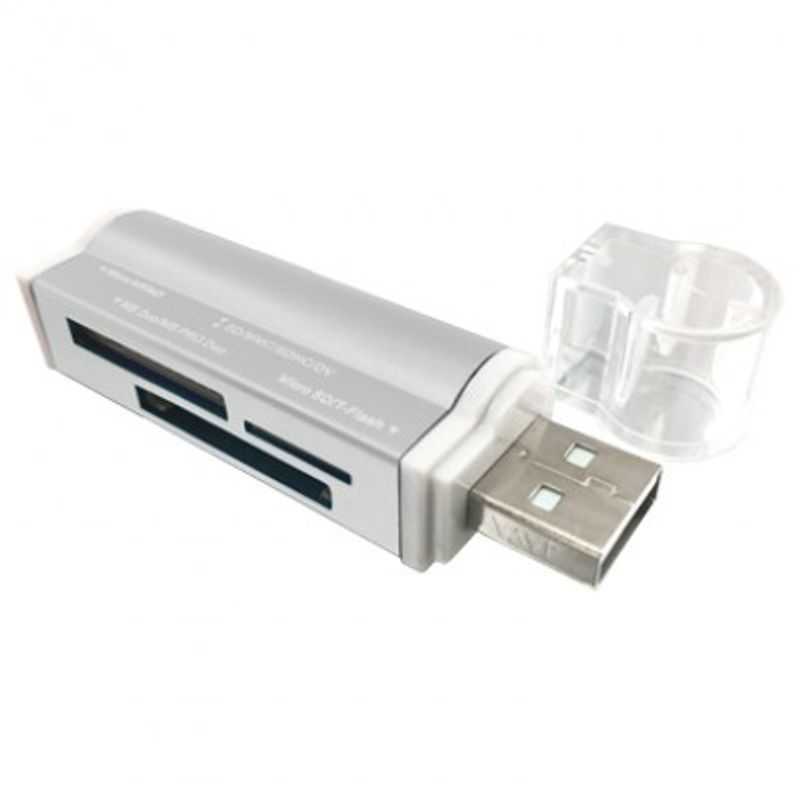 Lector USB BROBOTIX 180420P Plata USB 2.0 TL1 