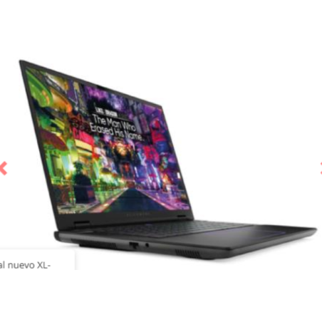 Laptop Dell Gaming Alienware NB AM1602 16 pulgadas Intel Core Ultra 7 155H Disco duro 1TB SSD Ram 16GB Windows 11 Home Negro